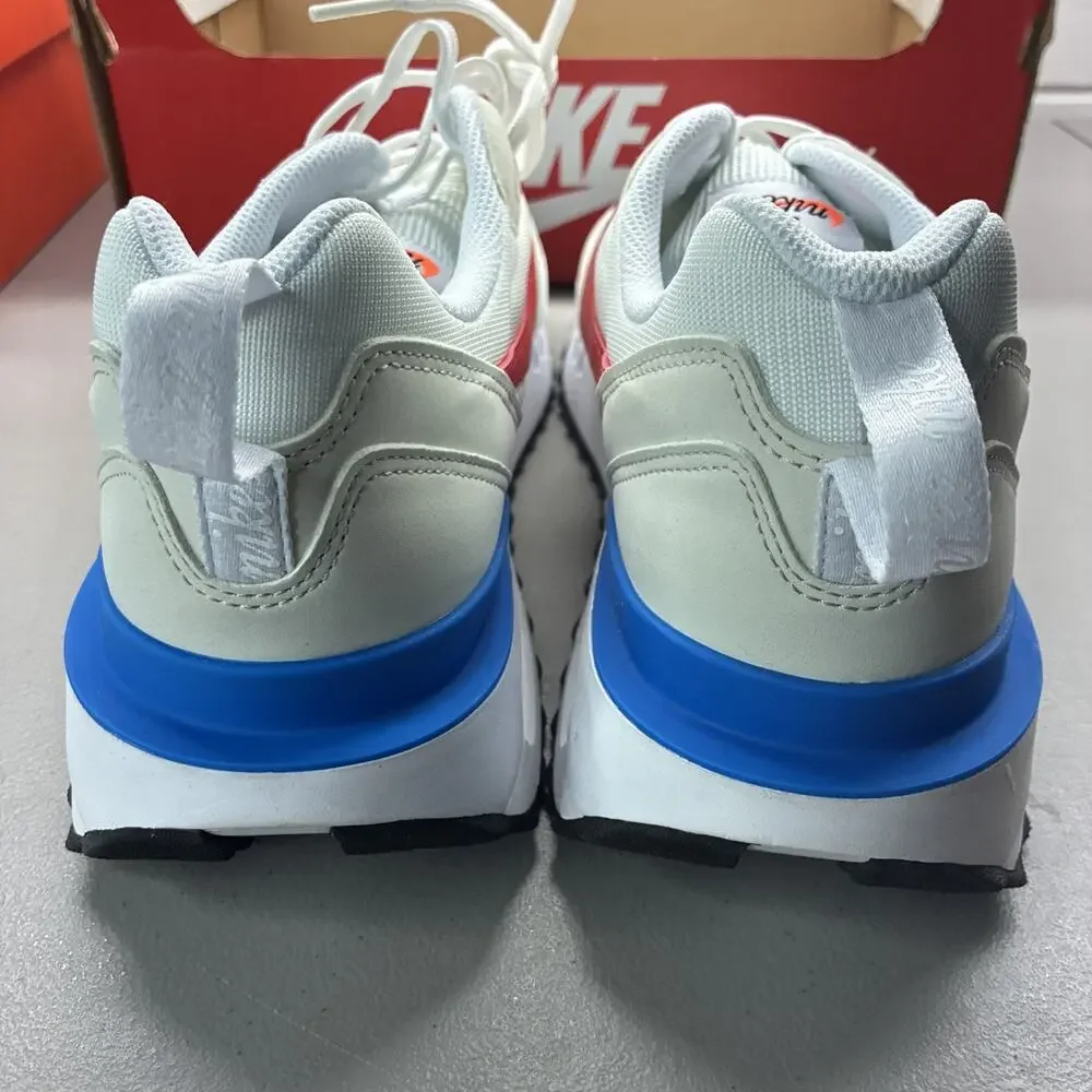 Nike Air Max Dawn Men's White Blue Red Running Sneakers DM0013-100 Size 13 - Picture 4 of 7